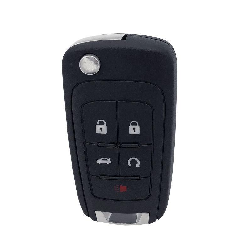 QN-RS390X 5 botones Chevrolet Remote Flip-Out Key Fob con arranque remoto Cruze Camaro Malibu