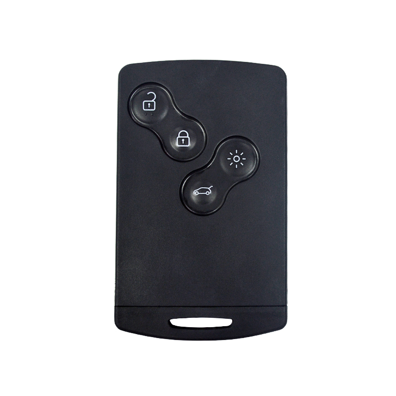 QN-RF505X 433MHz 4 botones Renault Megane Ⅲ Tarjeta de llave remota para automóvil