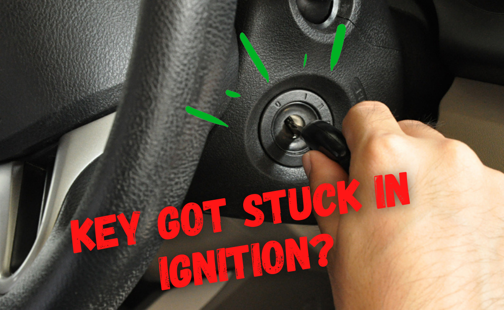 ¿Qué debo hacer si la llave de mi auto se atasca en el encendido?